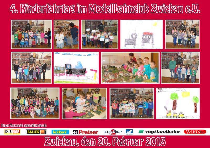 Kinderfahrtag 2015 im Modellbahnclub Zwickau